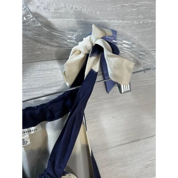 Banana Republic‎ Tie Neck Color Block Dress Size 0 - Picture 5 of 5